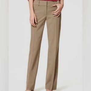 LOFT Julie straight leg trouser - khaki